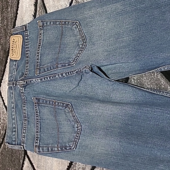 SIGNATURE LEVI STRAUSS & CO. REGULAR DENIM JEAN - Picture 10 of 12